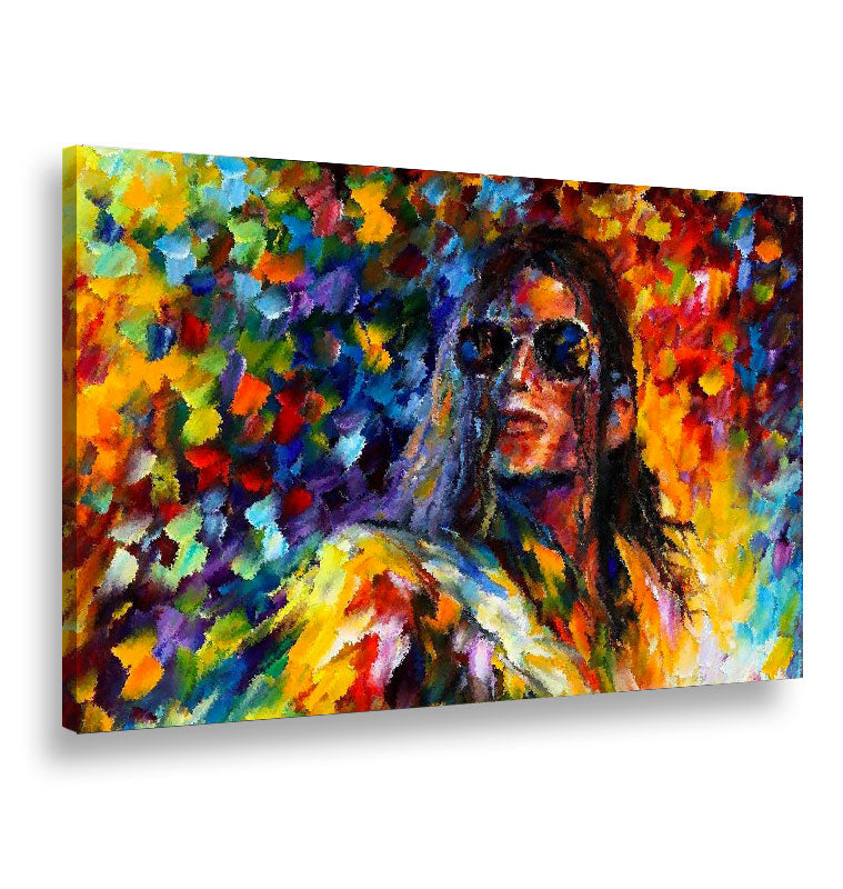 Tela canvas Lenoid Afremov "Michael Jackson"