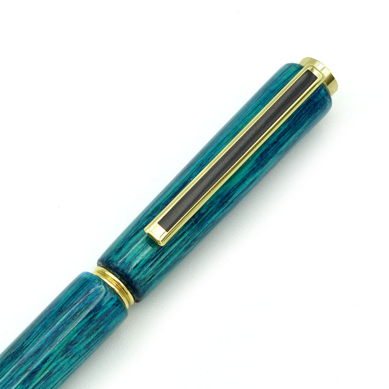 DEEPSKY - Penna artigianale realizzata a mano in legno di rovere. Made in Italy. Pezzo Unico