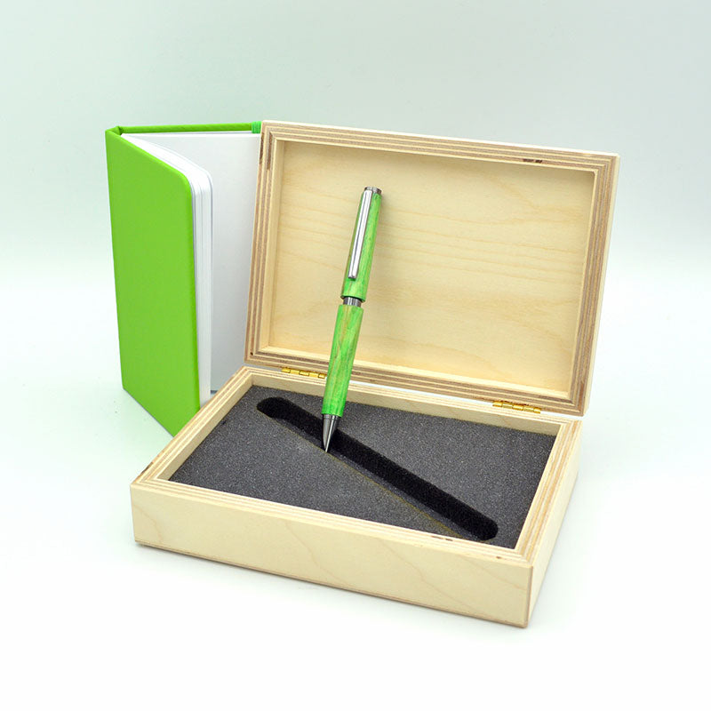 EVERGREEN - Penna artigianale realizzata a mano in legno di lilla. Made in Italy. Pezzo Unico
