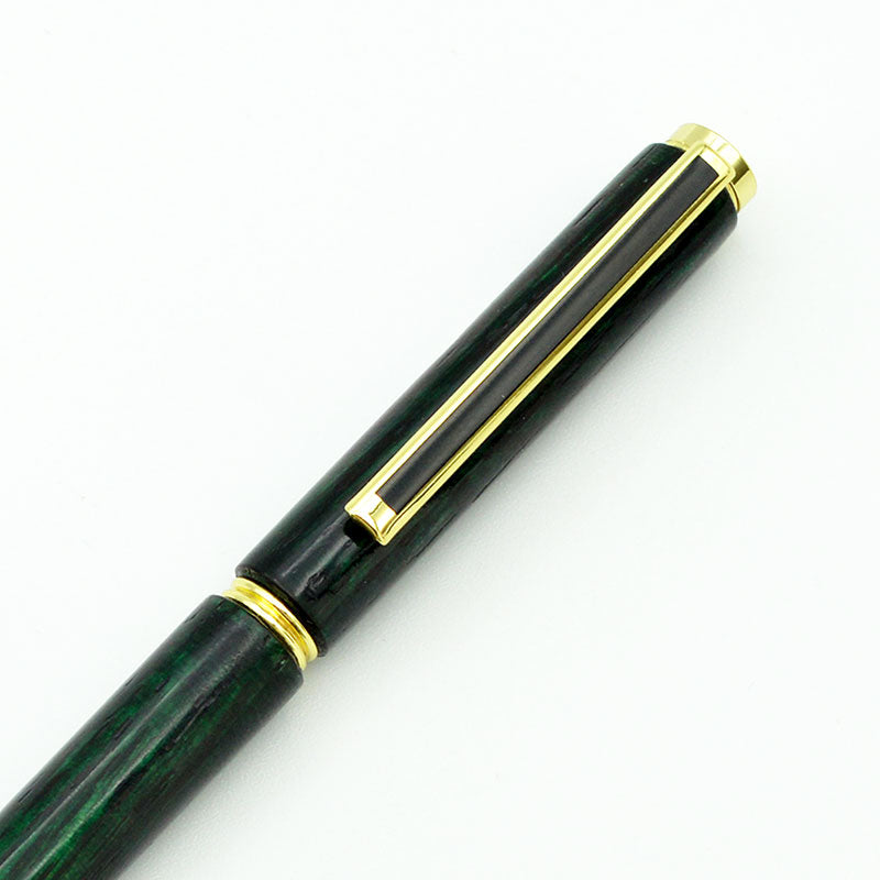FOREST - Penna artigianale realizzata a mano in legno di rovere. Made in Italy. Pezzo Unico
