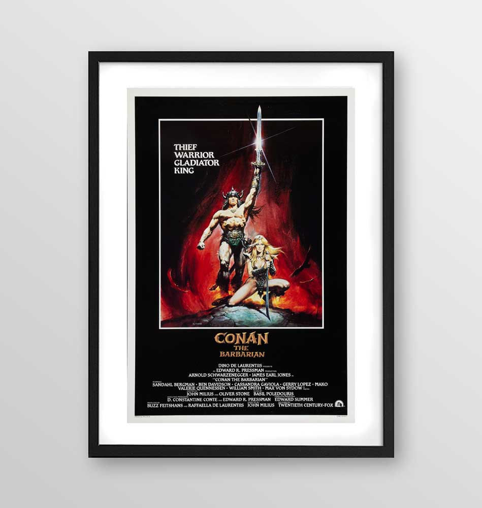 Film - Conan Il Barbaro - Poster incorniciato Artyexpress