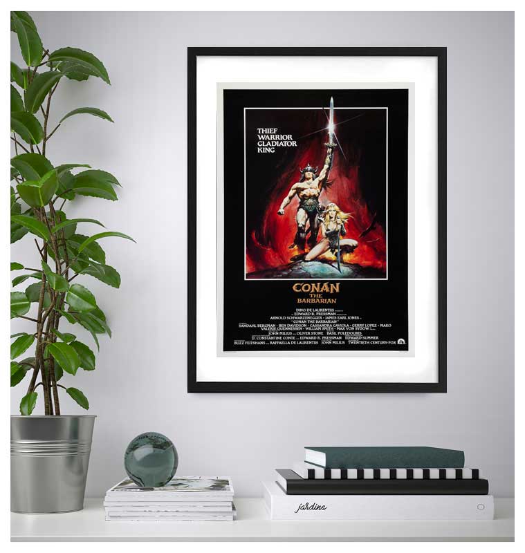 Film - Conan Il Barbaro - Poster incorniciato Artyexpress