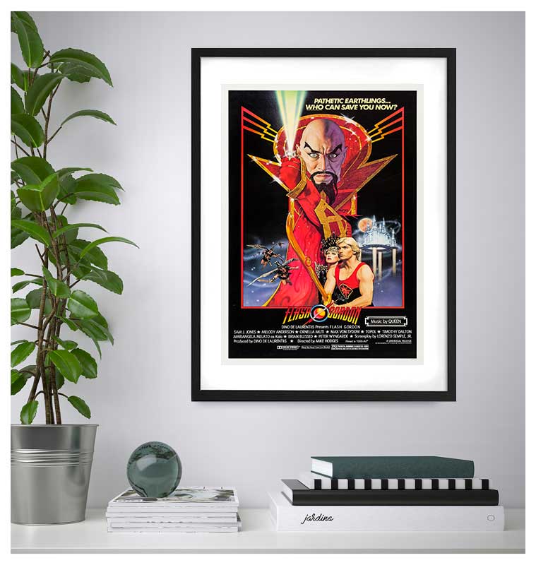 Film - Flash Gordon - Poster incorniciato Artyexpress