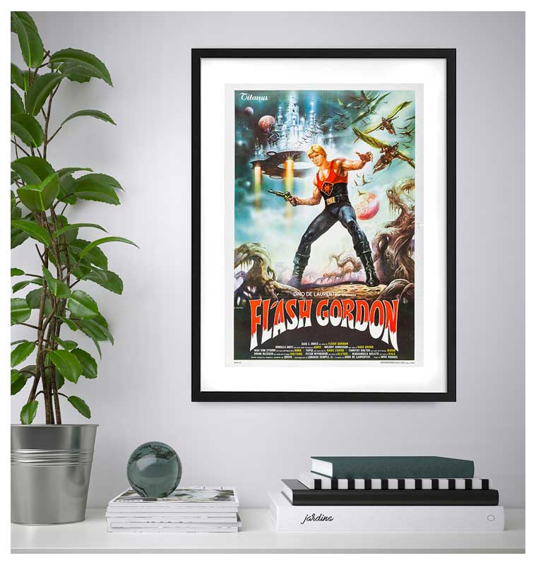 Film - Flash Gordon - Poster incorniciato Artyexpress