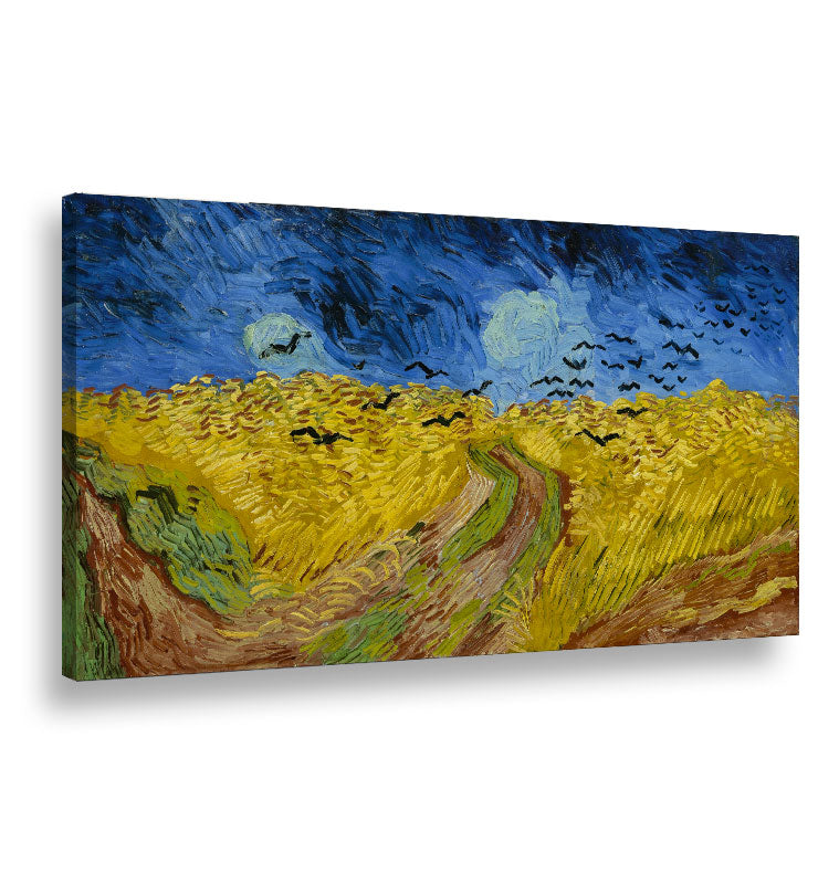 Tela canvas Van Gogh "Campo di grano con volo di corvi"