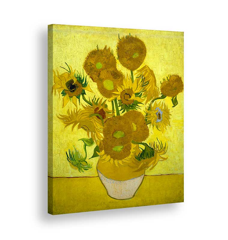 Tela canvas Van Gogh "Girasoli - Natura morta"