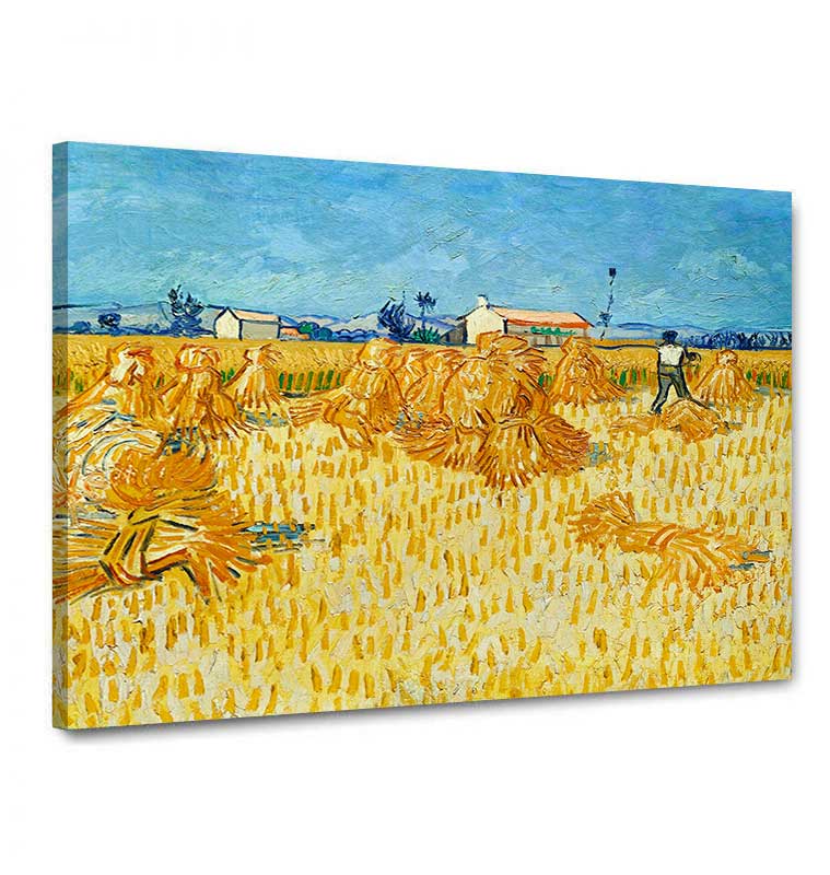 Tela canvas Van Gogh "Raccolto in Provenza"